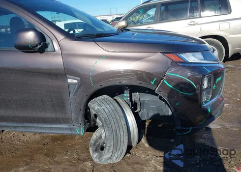 2020 Mitsubishi Outlander Sport 2.0 Es из США, поврежденный, VIN JA4AP3AU4LU010640